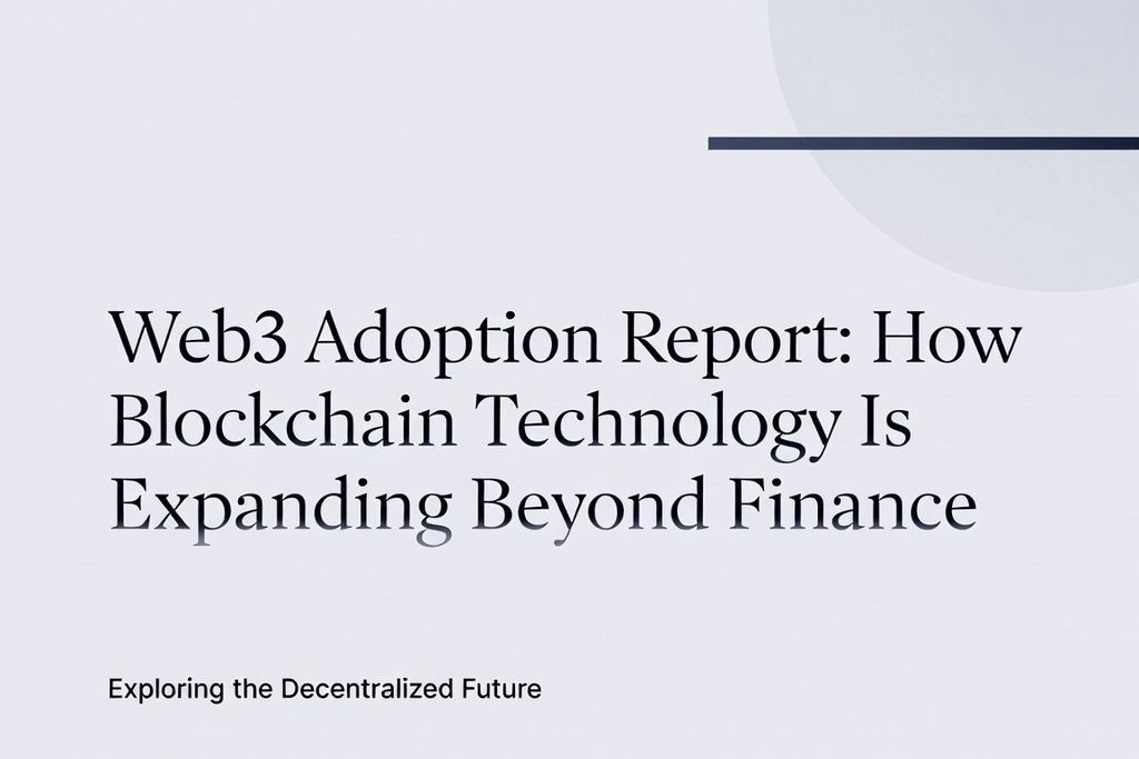 Web3 Adoption Report: How Blockchain Technology Is Expanding Beyond Finance