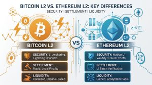 Bitcoin L2 vs. Ethereum L2: Security, Settlement & Liquidity Compared